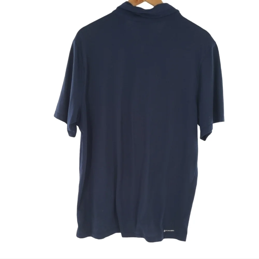 The North Face Polo Shirt Mens Sz‎ XL Blue Flash Dry Short Sleeve Outdoors Adult